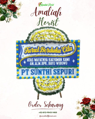 Papan Bunga Duka di Cipinang Melayu
