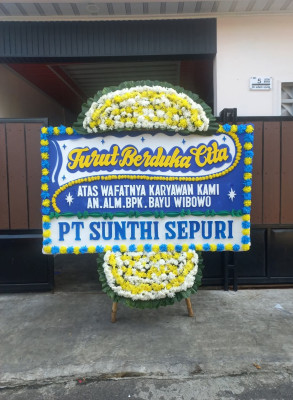 Papan Bunga Duka di Cipinang Melayu
